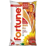 Fortune Sunlite Refined Sunflower Oil, 870 g Pouch