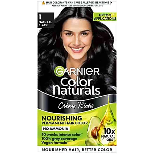 Garnier Color Naturals , 70 ml + 60 g Shade 1 Natural Black
