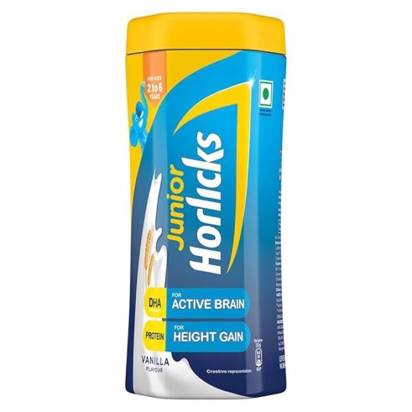 Junior Horlicks Vanilla Flavour Jar, 500 Gm