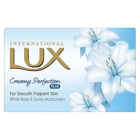 LUX International Creamy White Soap Bar, 125 g