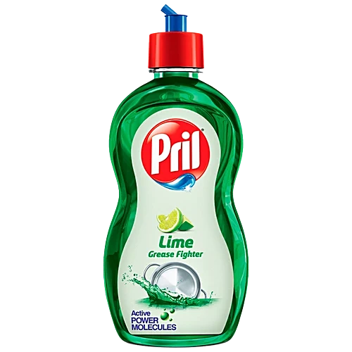 Pril Dishwash Liquid Gel - Lime, 425 ml