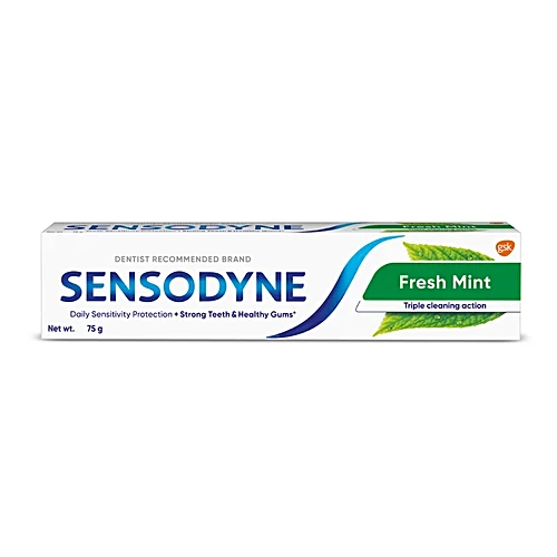 Sensodyne Fresh Mint Toothpaste, 75 g