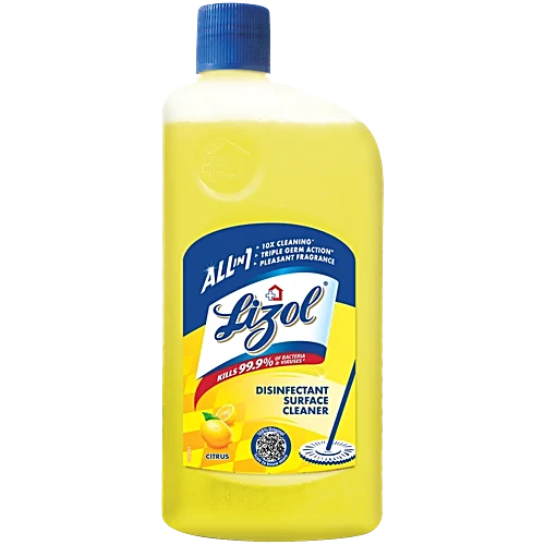Lizol All In One Disinfectant Surface Cleaner Liquid - Citrus, 500 ml
