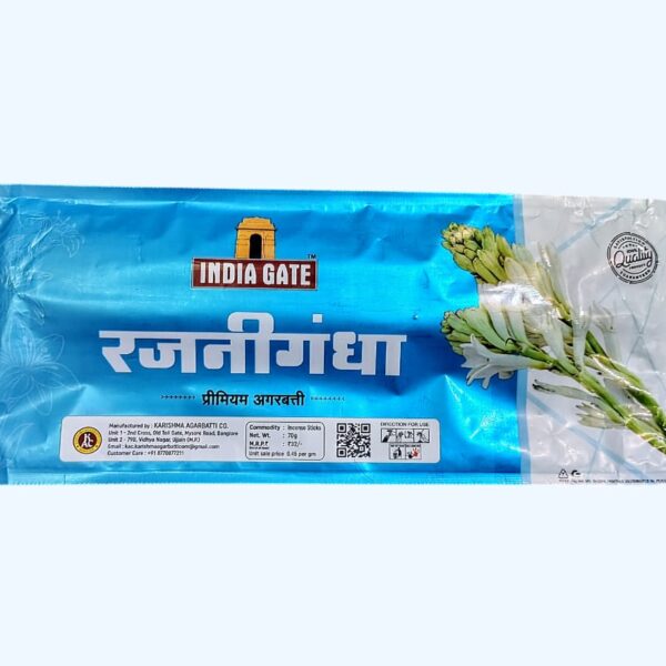 India Gate Rajnigandha Premium Incense Sticks Net Qty 70 g
