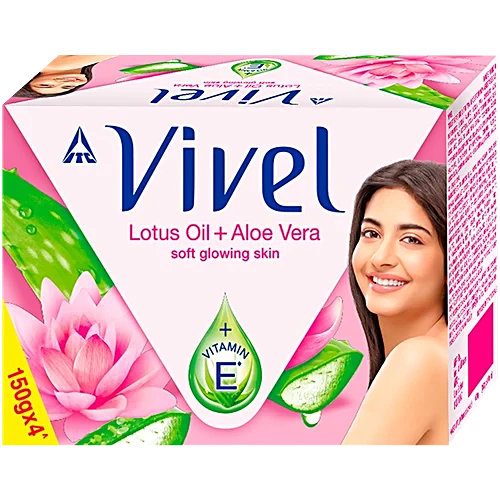 Vivel Lotus Oil + Aloe Vera Soap, 90 g
