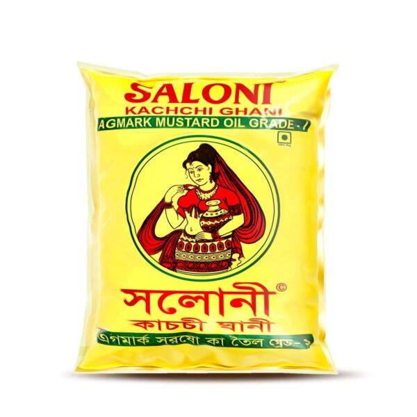 Saloni Kachchi Ghani Mutard Oil , GRADE-1 (500 ml)